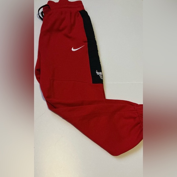 Nike Vintage NBA CHICAGO BULLS Red/Black Authentic Showtime pants, L - Picture 6 of 8